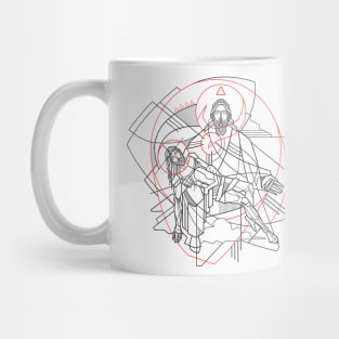 Digital Illustration of the Holy Trinity Mug